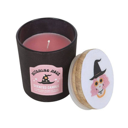 Halloween Witching Hour Candle with plum and black cherry scents