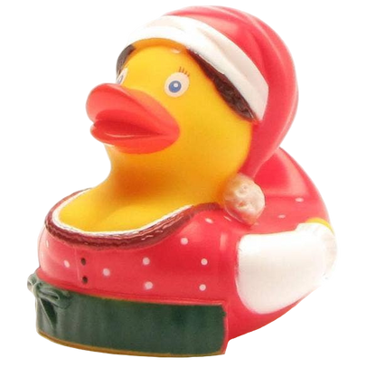 Pato dirndel navideño