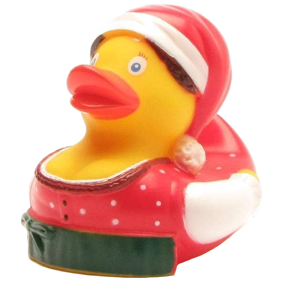 Kerstdirndel-eend