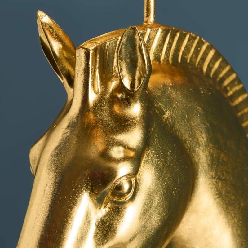 Lampada da terra Amadeus Horse, oro
