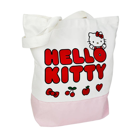 Sac – cabas Hello Kitty rose et blanc | Blueprint Collections – vue 2