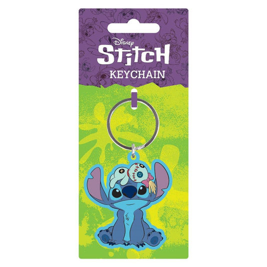 Llavero de Lilo y Stitch - Stitch y Scrump
