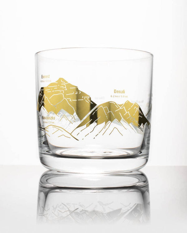 Verres à whisky Montagnes du monde – produit scientifique Cognitive Surplus EU, vue 1