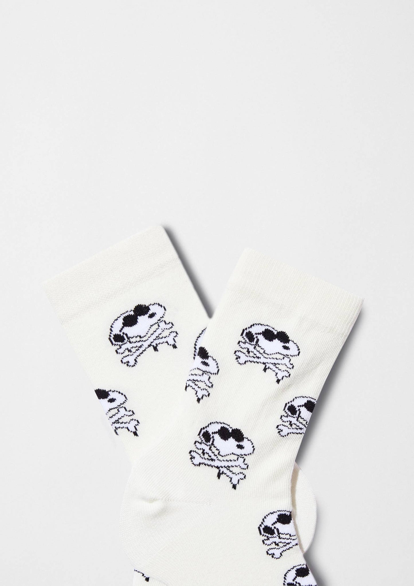 Calcetines de calavera BeSnoopy OffWhite