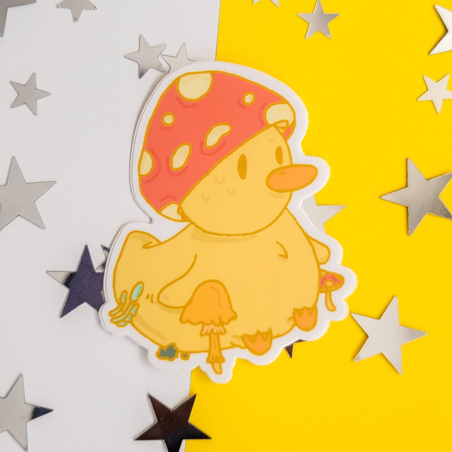 Sticker Canard Champignon