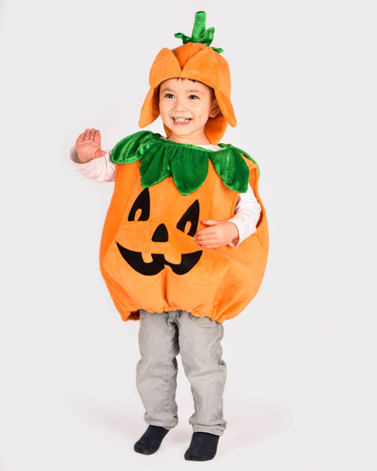 Déguisement citrouille Halloween 2-4 ans (taille 98-104 cm)