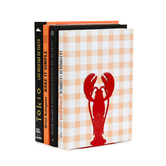 Serre-livres Homard rouge