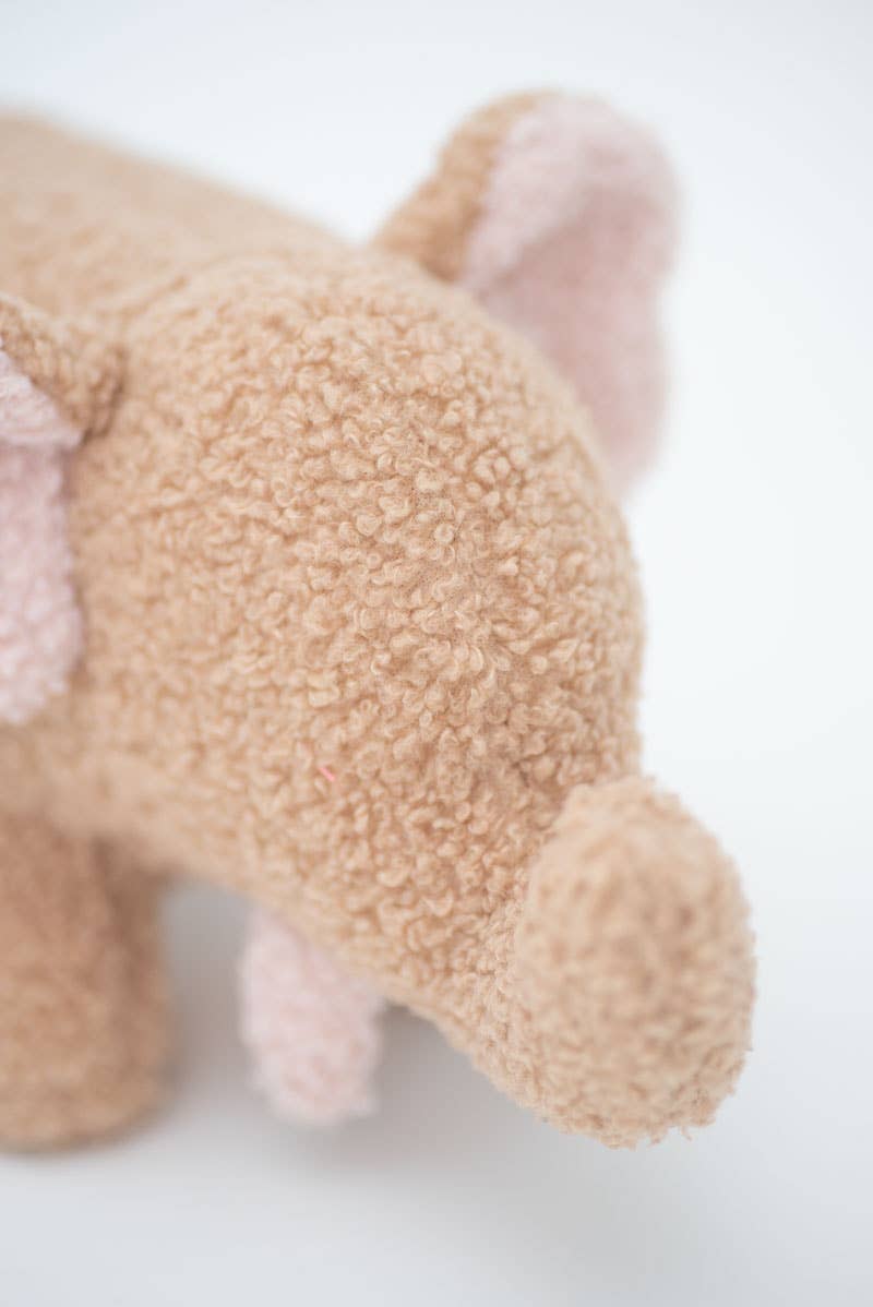 Peluche elefante marrone 