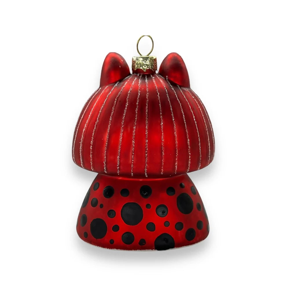 Enfeite de Natal Yayoi Kusameow Kusama Gato Calico