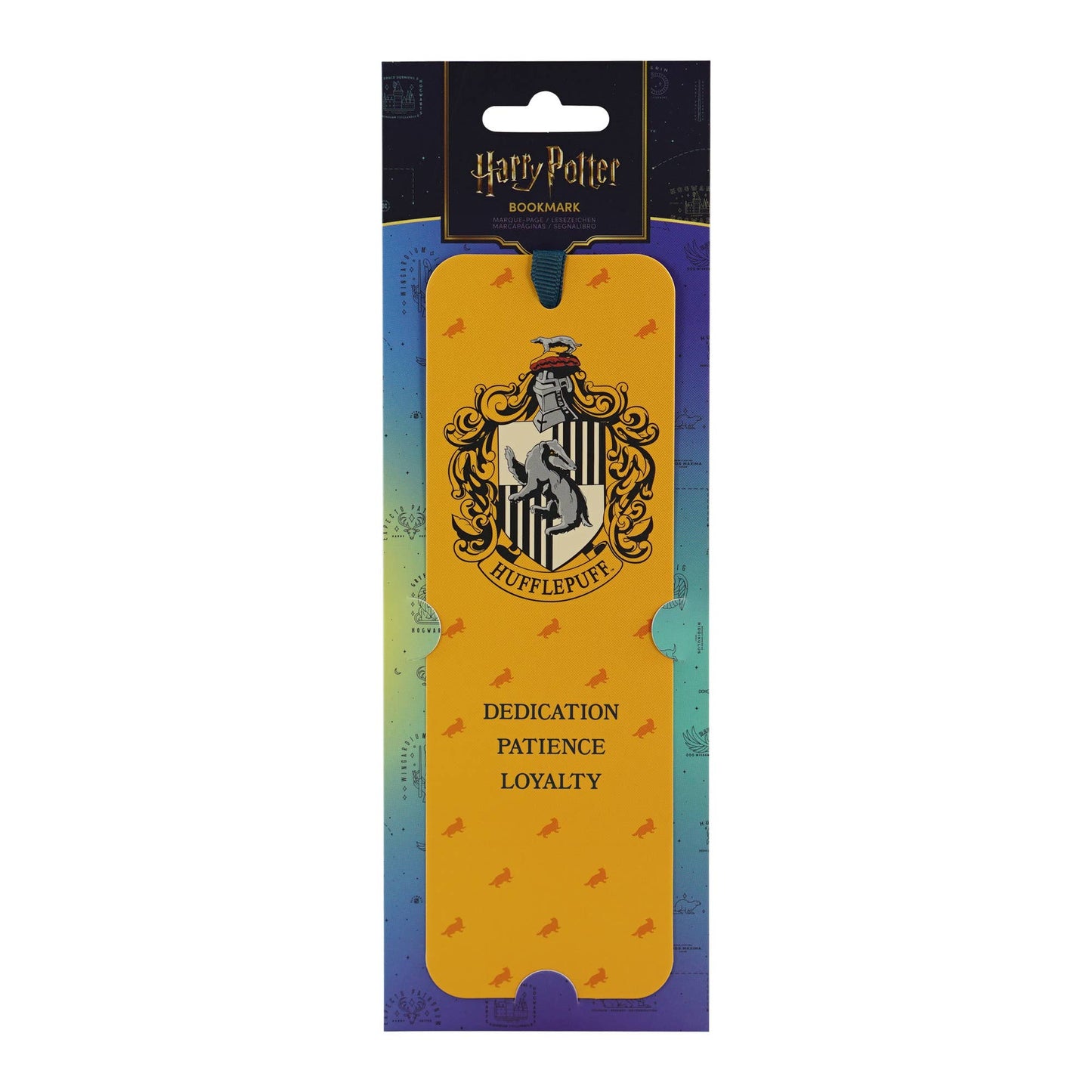 Harry Potter paper bookmark - Hufflepuff