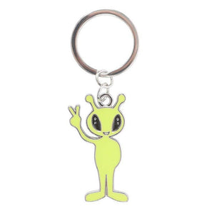Llavero alienígena fosforescente