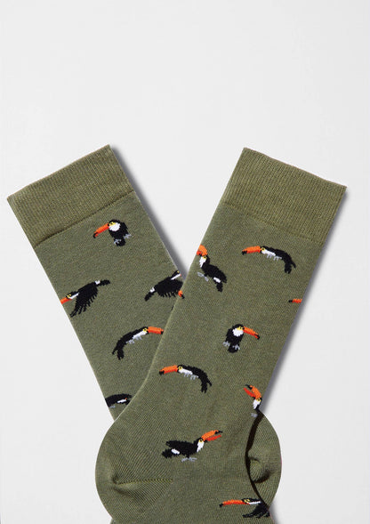 Calcetines verdes militares BeToucan