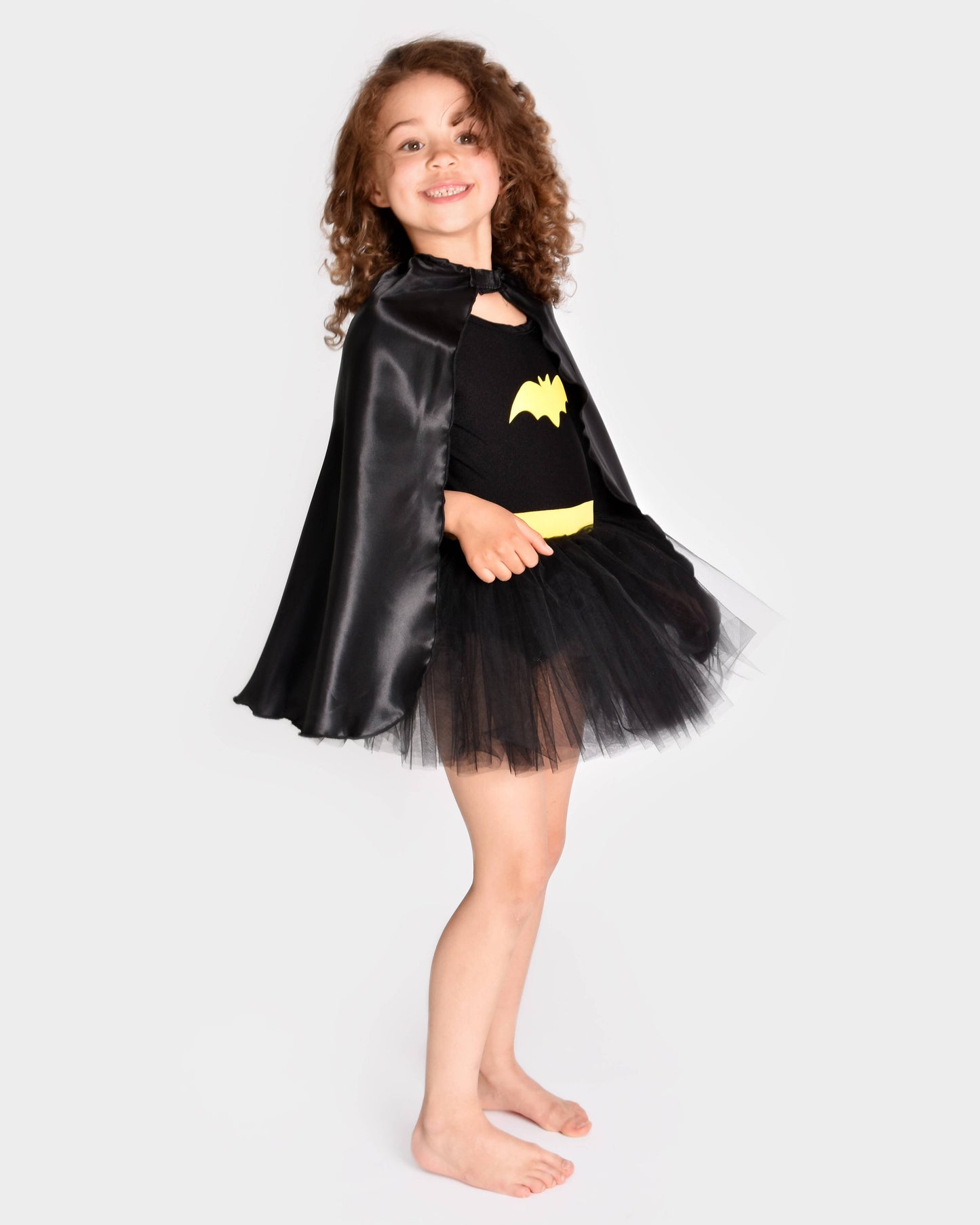 Robe Tutu Batgirl avec cape 110-116 cl 4-6 ans