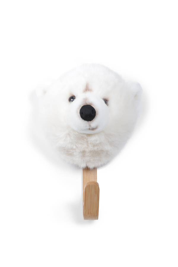 Porte-manteaux Peluche Ours Polaire - Wild & Soft