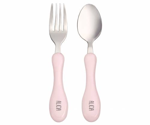 Posate per bambini rosa
