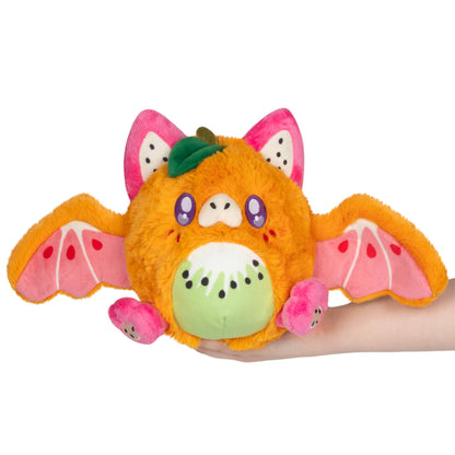 Mini murciélago de peluche frutal aplastable