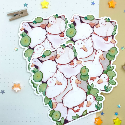 Duck Pile Sticker
