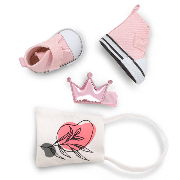 Ensemble chaussures et accessoires 20 cm