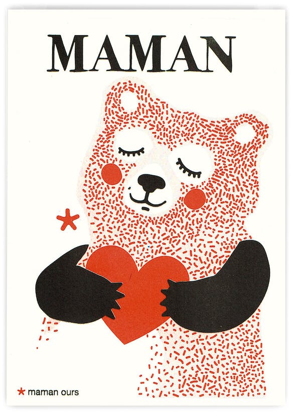 Tarjeta Mamá Oso