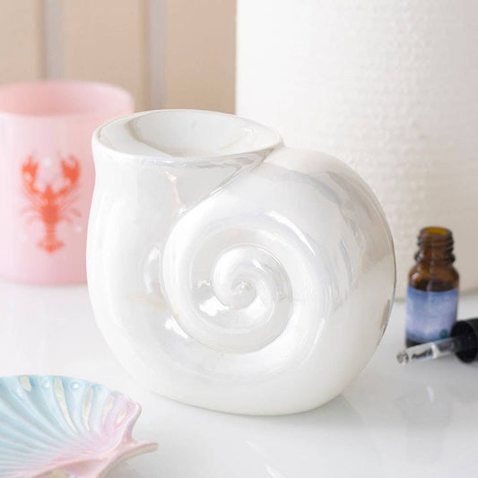Pearlescent spiral coastal oil burner