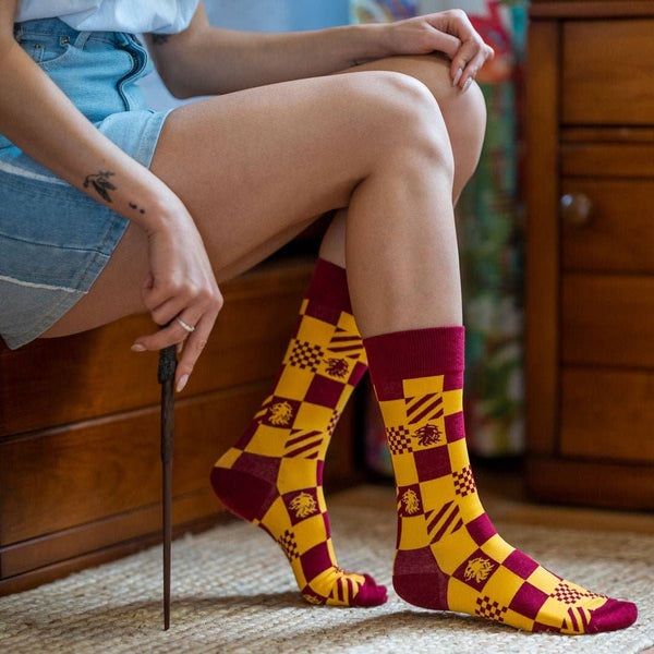 Chaussettes à damier "Griffi"
