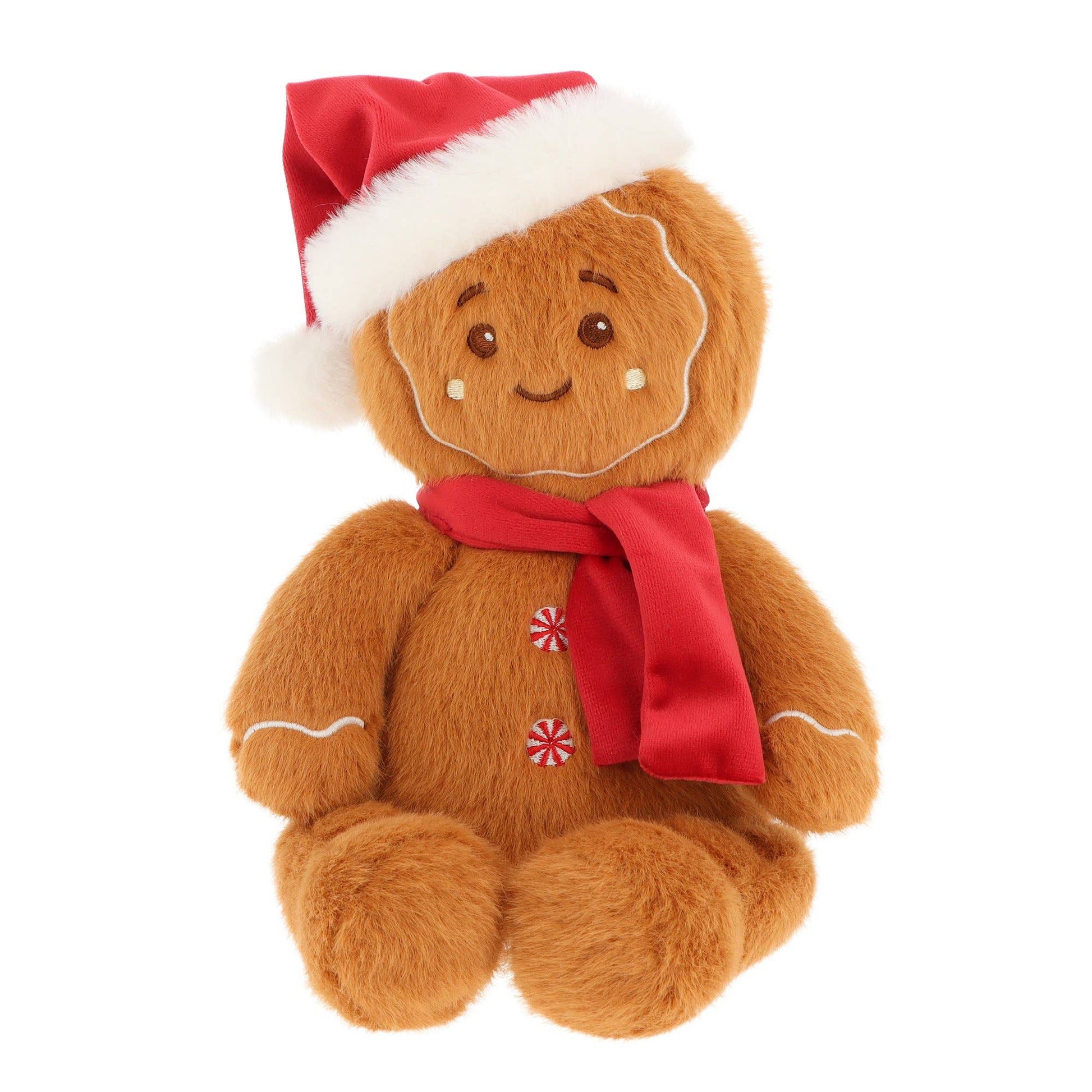 Peluche bonhomme en pain d’épices Keeleco 20 cm
