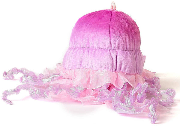 Méduse rose - 30 cm (hauteur) - peluche Uni Toys