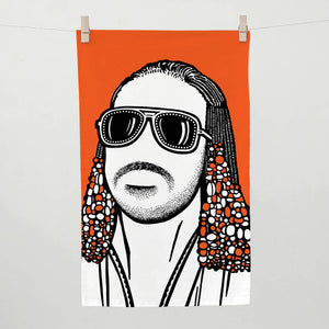 "Stevie Wonder" tea towel