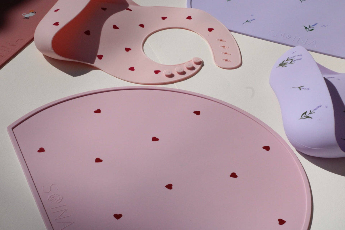 Set de Sets de Table en Silicone Amore - Rose