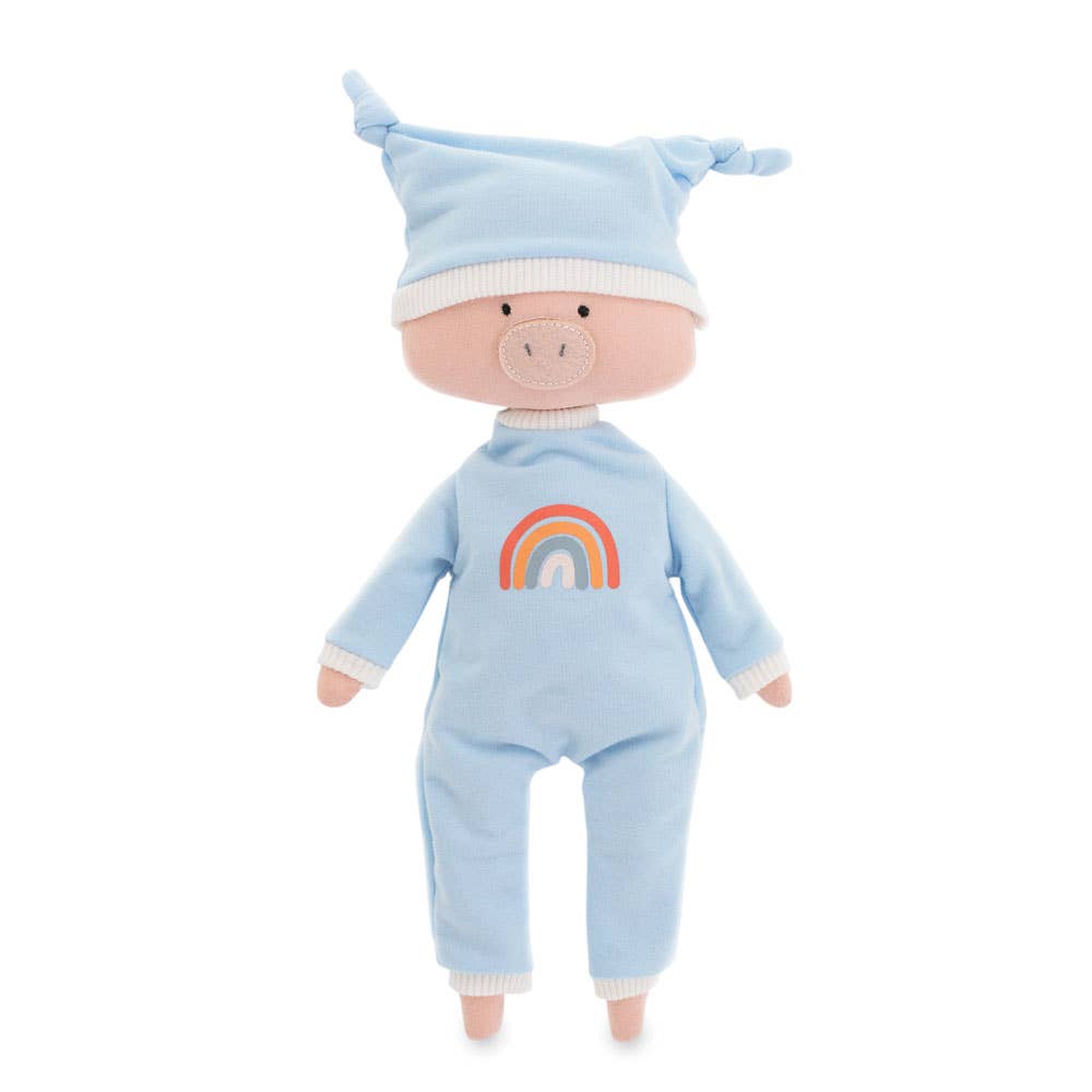 Peluche en coton, Cotti Motti, Nicky le petit cochon-29cm-0+