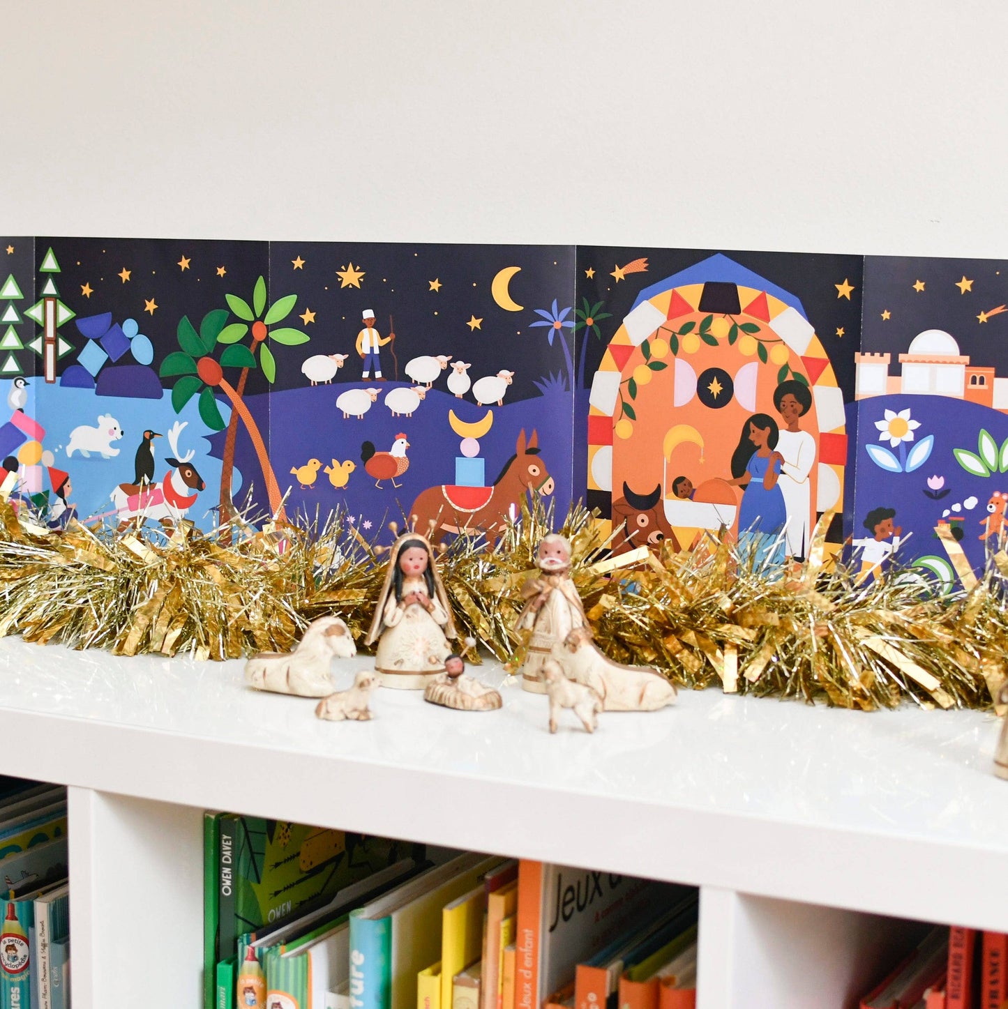 Noël - Poster Panorama en sticker 3+