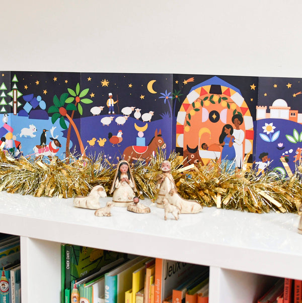 Natale - Poster panoramico in formato adesivo 3+