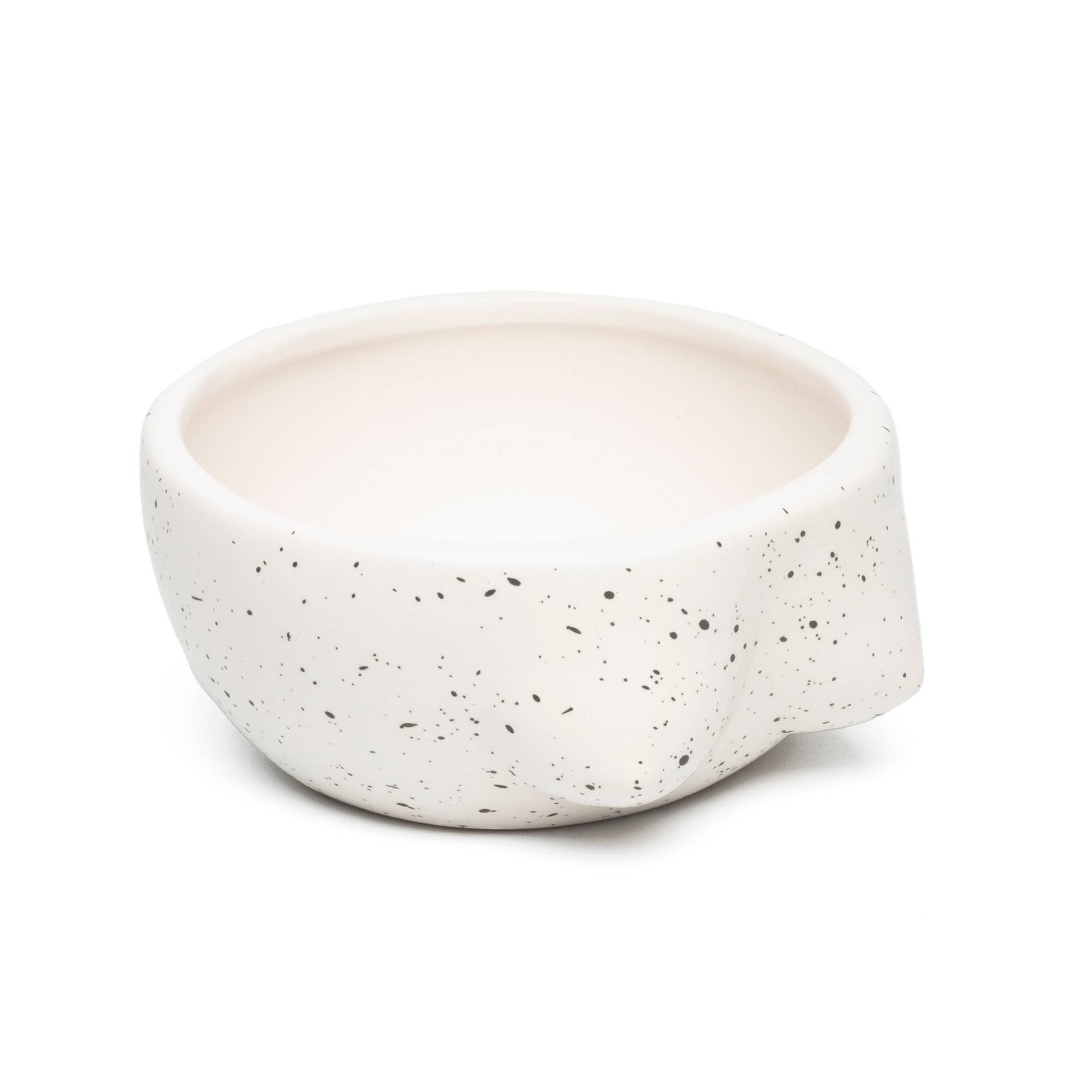 Bol Blanc Tits Peint à la Main Helio Ferretti Vue 2