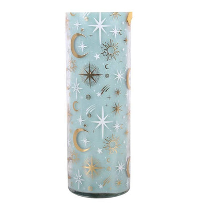 Bougie tube Ciel bleu pastel