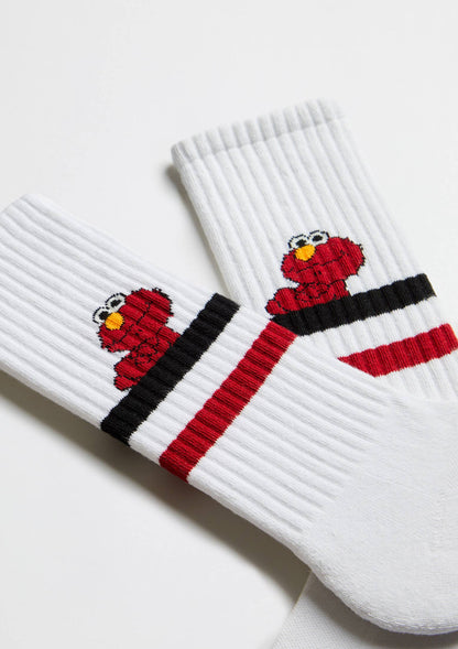 Calcetines de Elmo de Plaza Sésamo