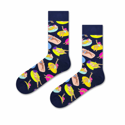 Chaussettes vacances ensoleillées