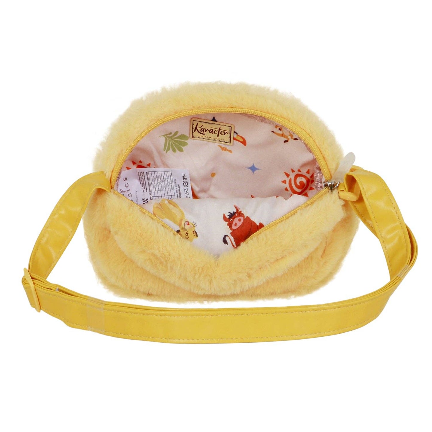 Bolsa de ombro mini de peluche do Simba de O Rei Leão da Disney