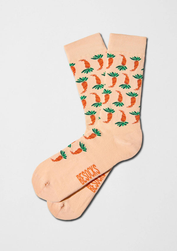 BeCarrot - Chaussettes coton biologique: Orange / 41/46