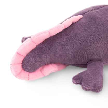 Peluche ajolote morado, 20 cm