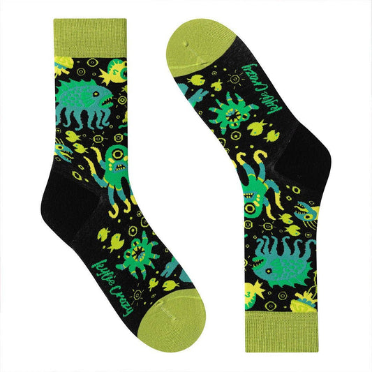 Chaussettes Monstres Marins Verts