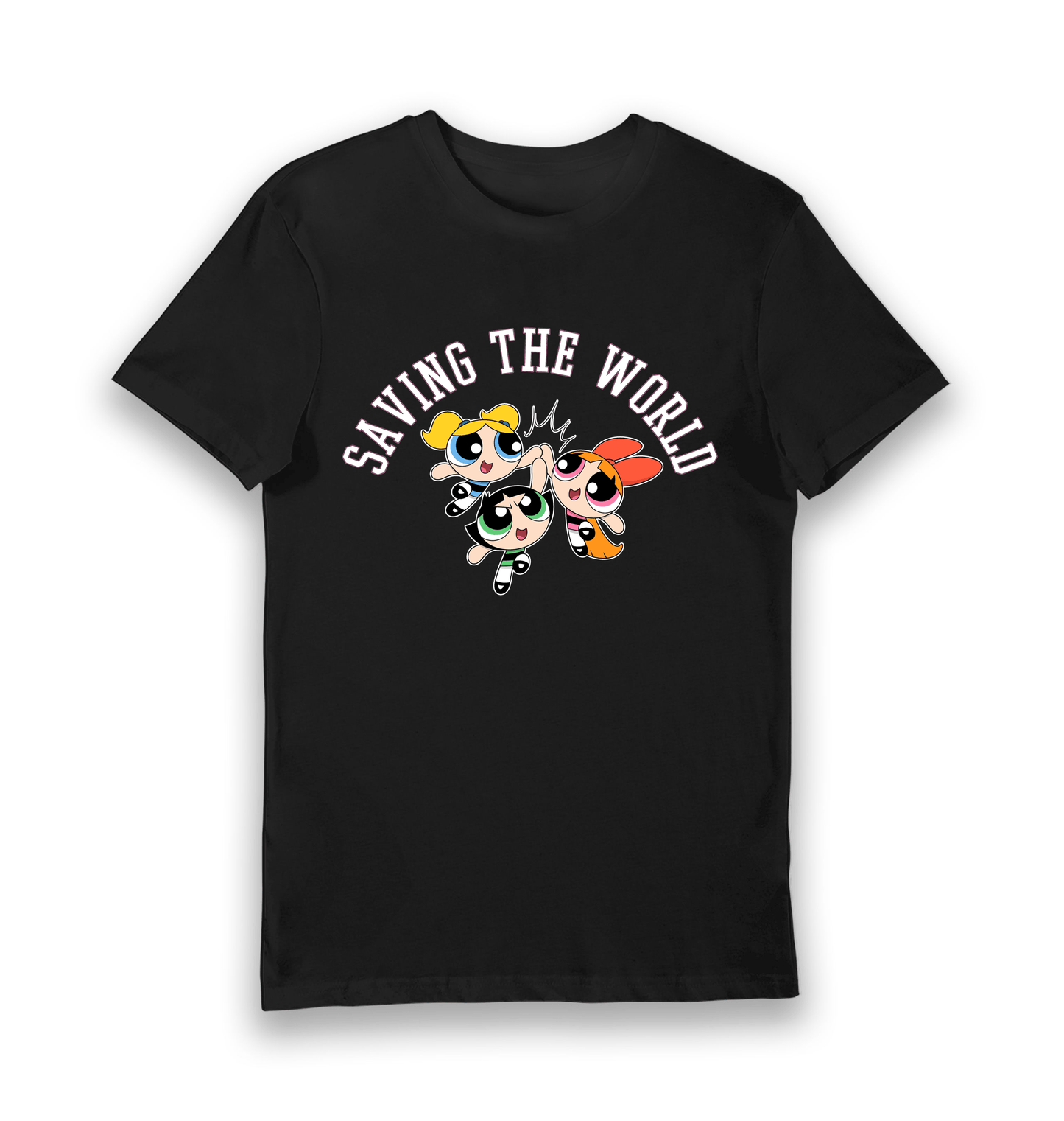 T-shirt adulte Powerpuff Girls Saving the World