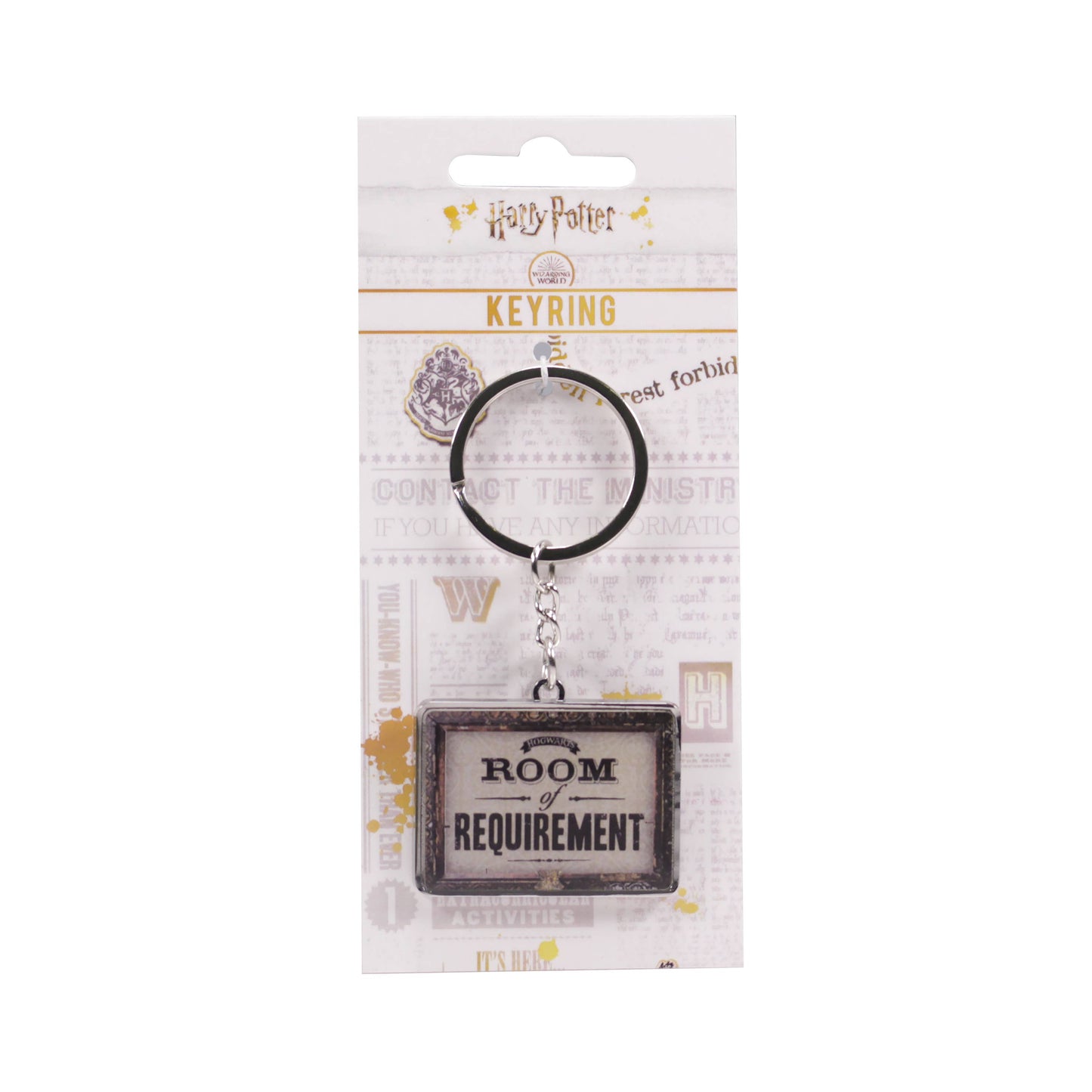 Portachiavi con carta intestata - Harry Potter (requisiti della stanza)
