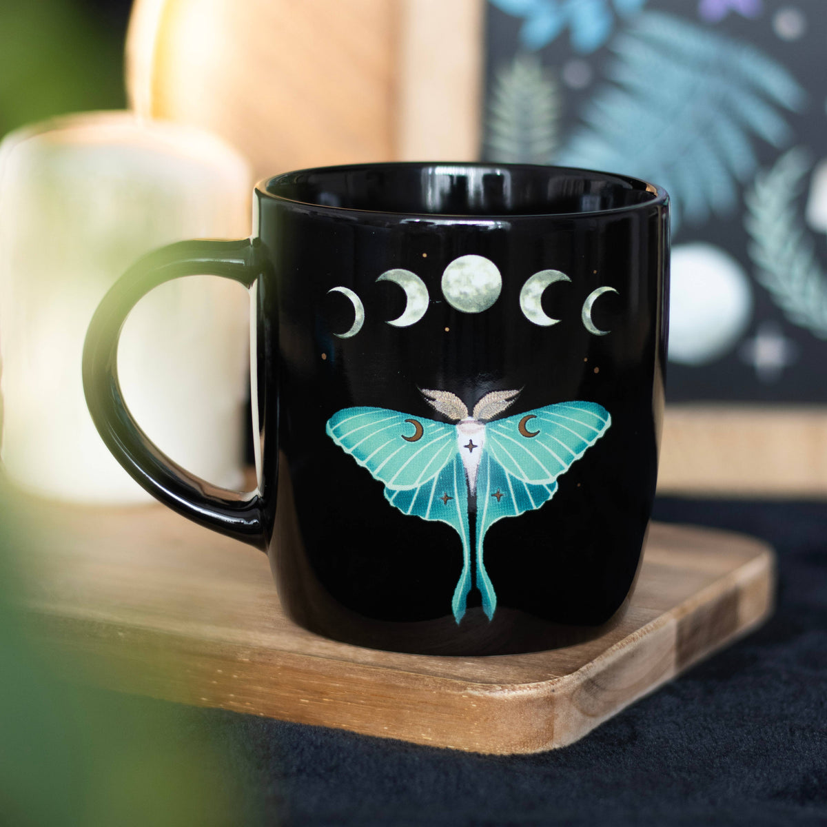 Mug Papillon de Nuit Lunaire – 340 ml