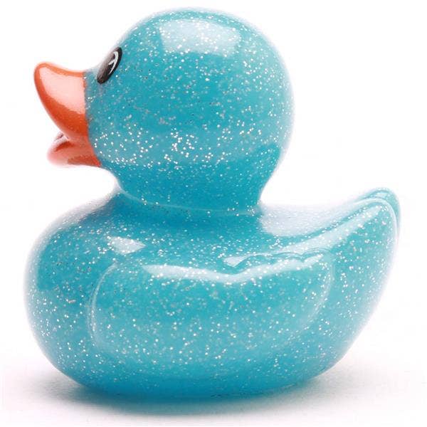 Mini Canard Pailleté - bleu