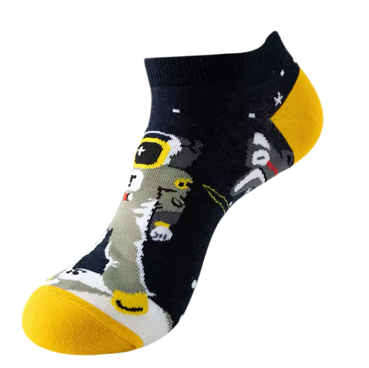 chaussettes courtes astronautes