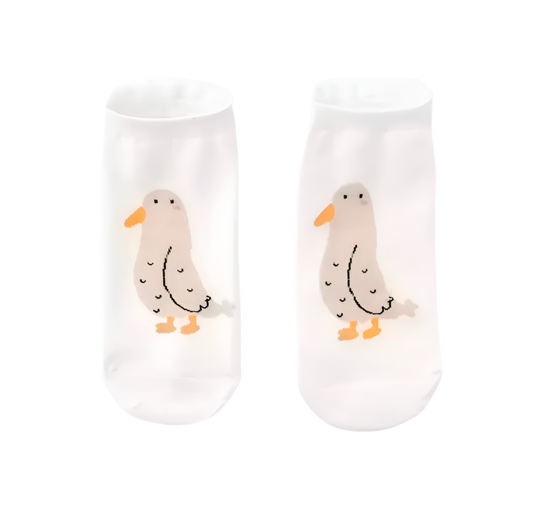 Socquettes Canard Gris