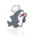 Pin's Requin Cuisinier