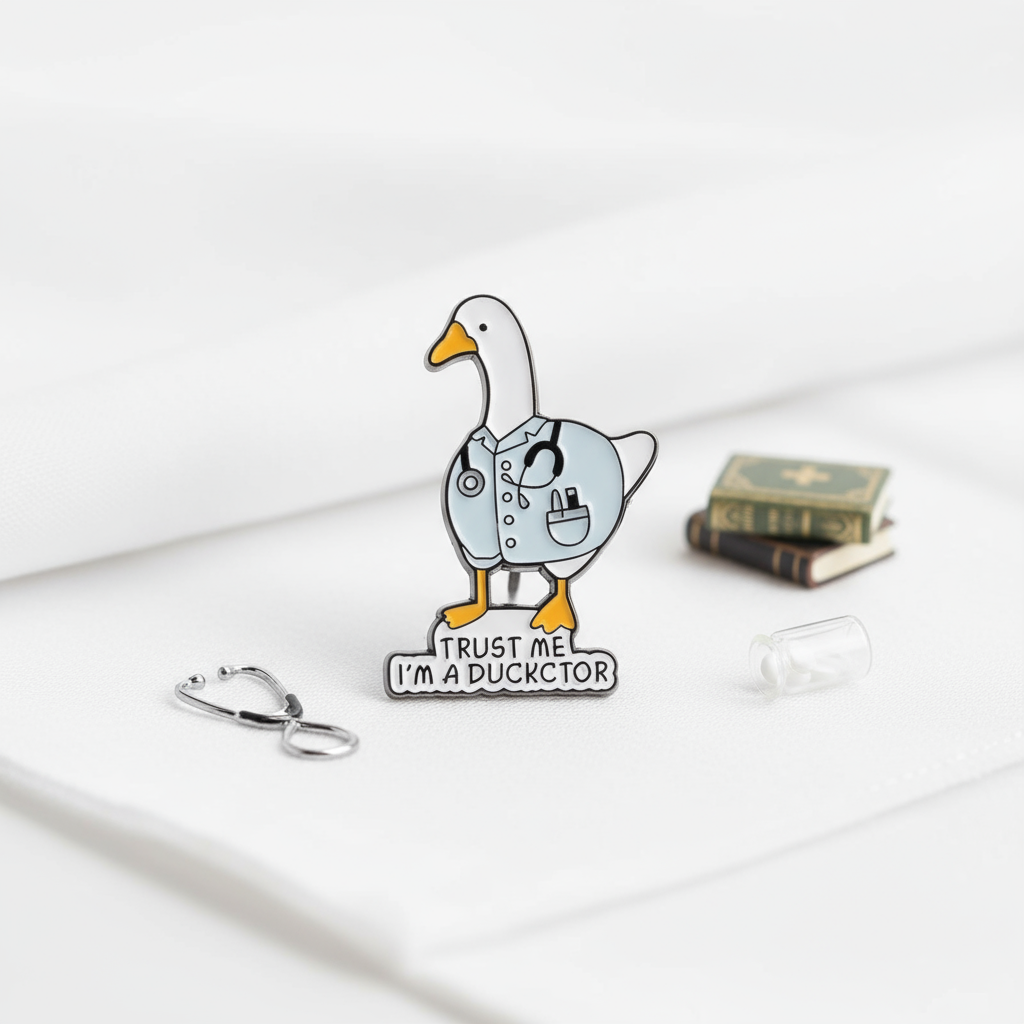Pin's Canard Blanc Ducktor
