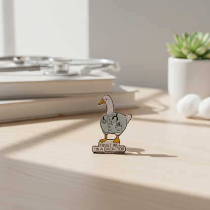 Pin's Canard Blanc Ducktor