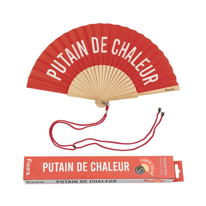 Éventail « Putain de chaleur » – Fisura